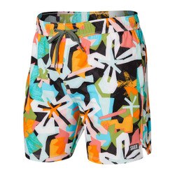 Saxx Oh Buoy 2N1 7in Swim Short Men's in Asterix Tropix